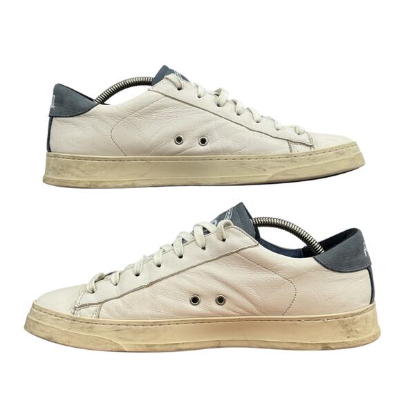 P448 F22 John Sneaker Perforated Logo Low-Top 43 10 Men's Athletic Shoes Comfort - Picture 6 of 12